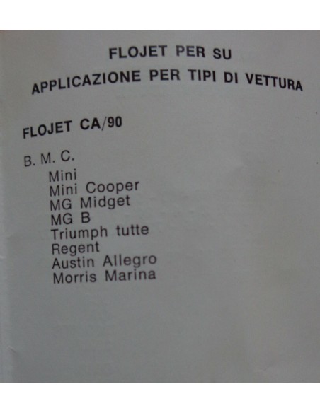 spillo carburatore ca/90 innocenti mini cooper mg triumph regent austin morris -  Az Ricambi  Sei alla ricerca di ricambi per...
