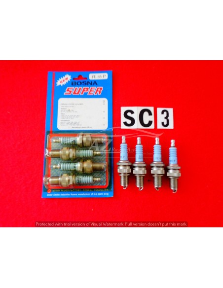 Candele accensione Renault R15 R16 R17 R20 4 pezzi fe85p