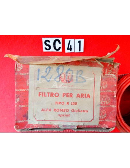 Filtro aria Alfa Romeo Giulietta Sprint r120 -  Az Ricambi  Sei alla ricerca di ricambi per la tua auto d’epoca?