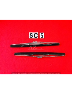 Spazzola Tergi cromati auto d'epoca coppia Carello cm 28