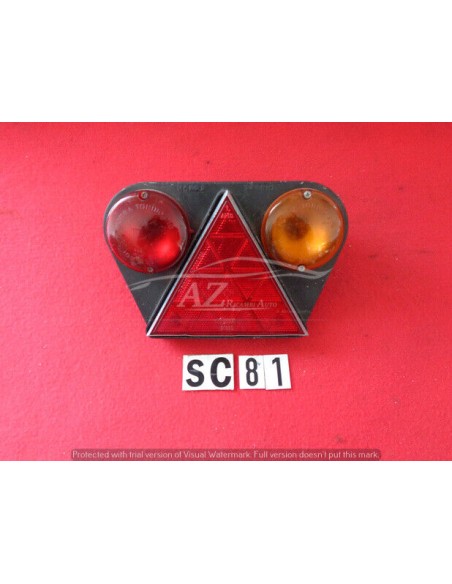 Fanale Posteriore Fiat autocarro dx corpo in zama