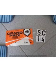 Tappeti in gomma Fiat 130 colore blu 120137 -  Az Ricambi  Sei alla ricerca di ricambi per la tua auto d’epoca? 2