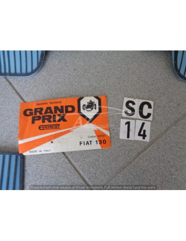 Tappeti in gomma Fiat 130 colore blu 120137 -  Az Ricambi  Sei alla ricerca di ricambi per la tua auto d’epoca?