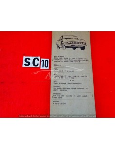 Spazzola tergi coppia Alfa-Romeo Giulia BMW 3200 cs... 2