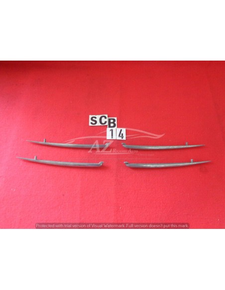 Baffo modanatura mascherina Fiat 600 d set 4-pezzi in alluminio -  Az Ricambi  Sei alla ricerca di ricambi per la tua auto d’...