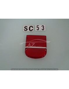 Trasparente Fanale Posteriore Fiat 616 650 682 690 rosso