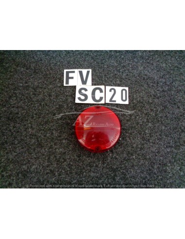 Plastica trasparente fanale posteriore Leart 1201 rosso 4146