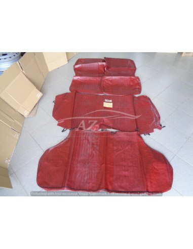 Fodere sedili coprisedili Fiat 127 confort 2 porte rosso venato