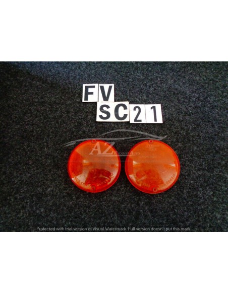 Plastica trasparente fanale posteriore Leart 1201 arancio 6944