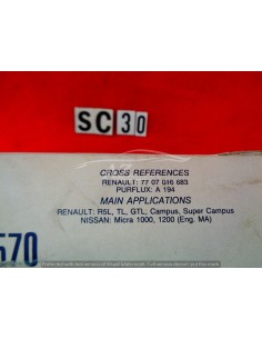 Filtro aria Renault r5 Nissan micra fl6570 R5  2