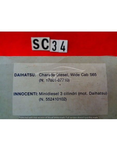 Filtro aria Innocenti 3 cilindri a351 