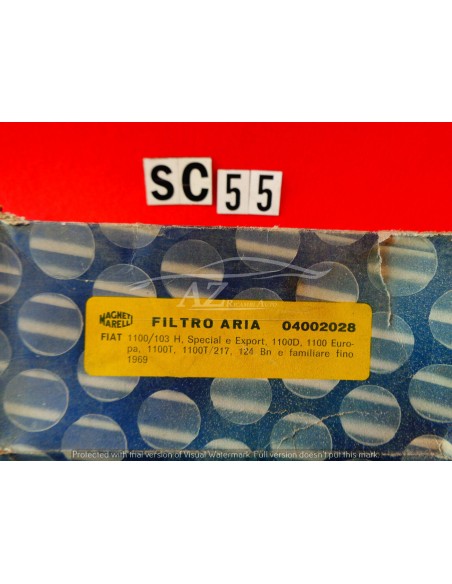 Filtro aria Fiat 1100 103h 1100 d -  Az Ricambi  Sei alla ricerca di ricambi per la tua auto d’epoca?