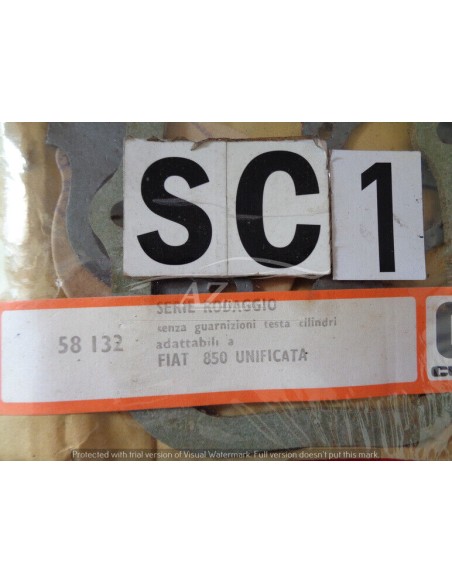 Guarnizioni motore smeriglio Fiat 850 58132 senza guarnizione testa -  Az Ricambi  Sei alla ricerca di ricambi per la tua aut...