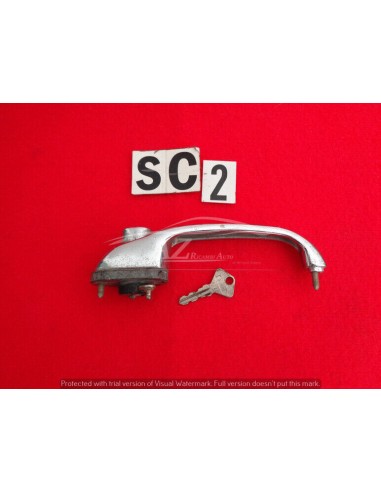 Maniglia porta esterna Fiat 850 1100 con chiave...