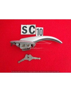 Maniglia porta in alluminio Fiat 600 T 850 T con chiave -  Az Ricambi  Sei alla ricerca di ricambi per la tua auto d’epoca? 2