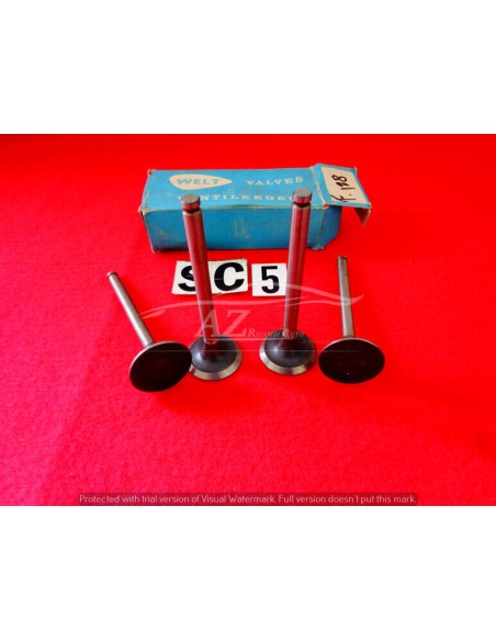 Valvola scarico Fiat 128 36-8-108 4 Pezzi