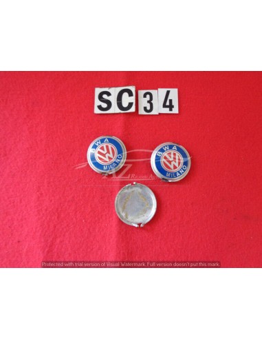 Tappo cerchio Lega Volkswagen Set 3-pezzi