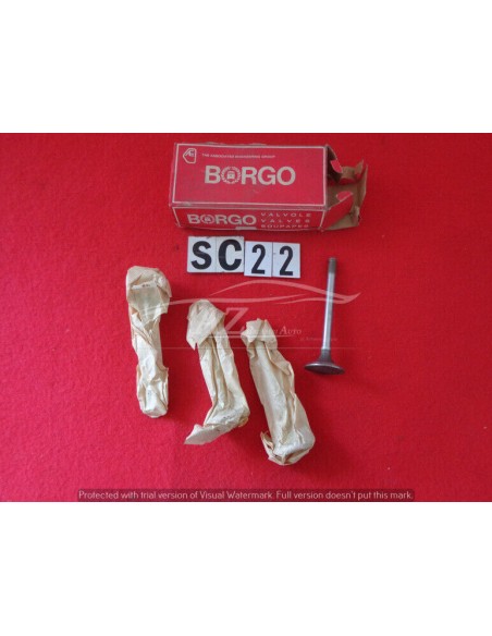 Valvola valvole aspirazione Fiat 36-8-109 Set 4 pezzi