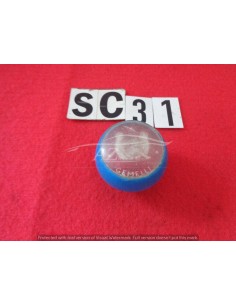 Pomello leva cambio in plastica blu segno zodiacale Gemelli