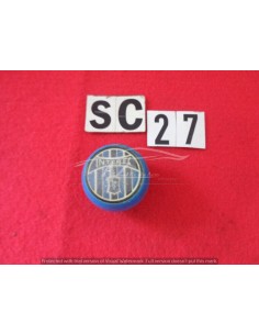 Pomello leva cambio in plastica blu inter foro da 5mm