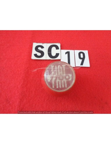 Pomello leva cambio in plastica rosso Fiat 1100...