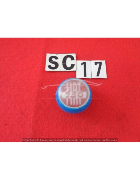 Pomello leva cambio in plastica blu Fiat 750 foro da 5mm -  Az Ricambi  Sei alla ricerca di ricambi per la tua auto d’epoca?