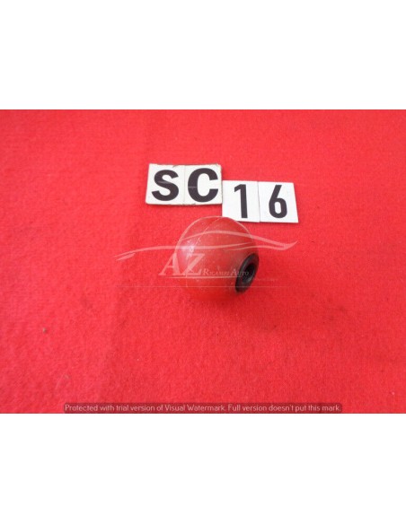 Pomello leva cambio in plastica rosso logo Ferrari foro da 5mm