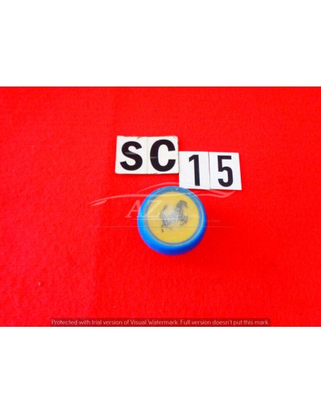 Pomello leva cambio in plastica blu logo Ferrari foro da 5mm