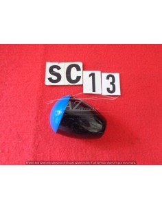 Pomello leva cambio in plastica blu nero