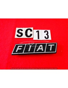 Logo targhetta Fregio Fiat in plastica da montare sulla...