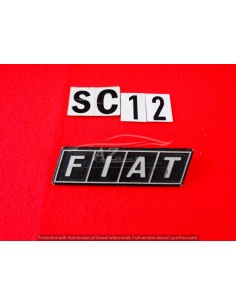 Logo targhetta Fregio Fiat in metallo -  Az Ricambi  Sei alla ricerca di ricambi per la tua auto d’epoca?