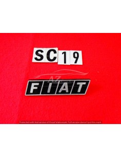 Logo targhetta Fregio Fiat -  Az Ricambi  Sei alla ricerca di ricambi per la tua auto d’epoca?
