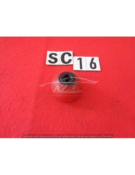 Pomello leva cambio in plastica rosso logo Ferrari foro da 5mm