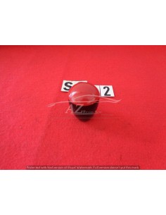 Pomello leva cambio in plastica rosso nero 2