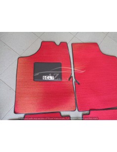 Tappeti in moquette rossa Citroen LNA LN (sbiadito) 2