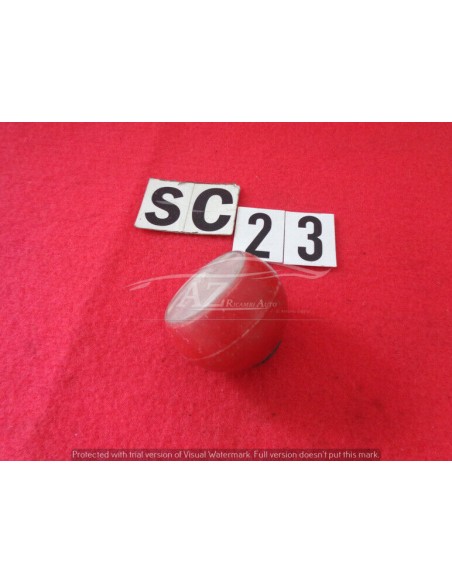 Pomello leva cambio in plastica rosso juventus foro da 5mm