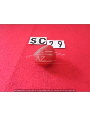 Pomello leva cambio in plastica rosso Alfa...