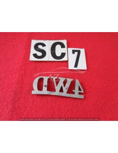 Logo targhetta Fregio Lancia Autobianchi 4WD 2