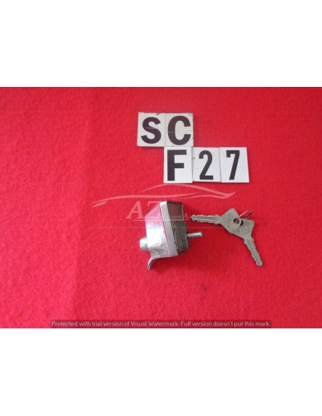 Pulsante serratura cromata con chiave cofano posteriore Fiat 850 -  Az Ricambi  Sei alla ricerca di ricambi per la tua auto d...