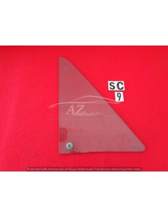 Vetro girevole deflettore sx Fiat 124 125 verde 2