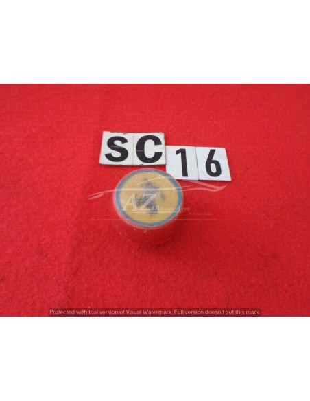 Pomello leva cambio in plastica rosso logo Ferrari foro da 5mm