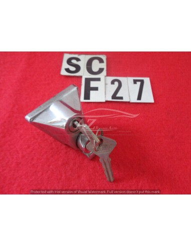 Pulsante serratura cromata con chiave cofano posteriore Fiat 850 -  Az Ricambi  Sei alla ricerca di ricambi per la tua auto d...