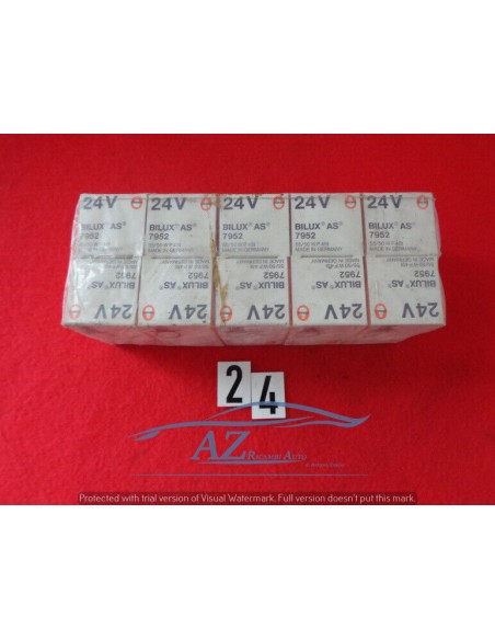 Lampadina asm 55/50W 7952 24V set 10 pezzi