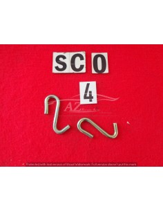 Coppia gancio Staffa marmitta Fiat