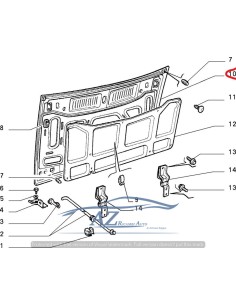 Cofano anteriore Lancia Delta 86-92 82411369 -  Az Ricambi  Sei alla ricerca di ricambi per la tua auto d’epoca?