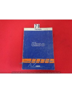 Manuale assistenza tecnica Fiat Uno D