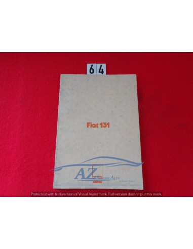 Manuale assistenza tecnica Fiat 131