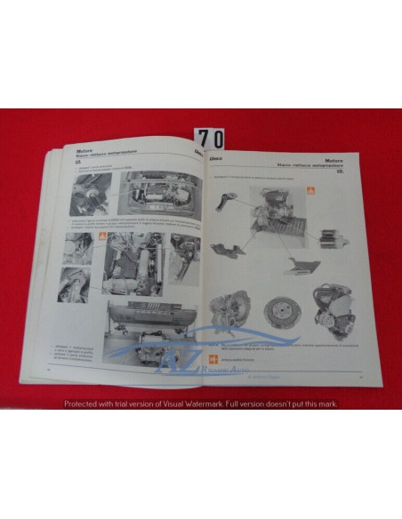 Manuale assistenza tecnica Fiat Uno D