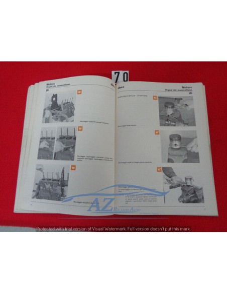 Manuale assistenza tecnica Fiat Uno D