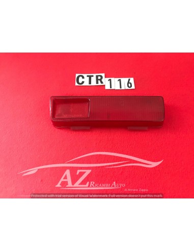 Plastica fanale posteriore dx Fiat 124 Sport rosso altissimo 225580
